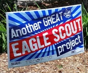 Eagle Scout project sign