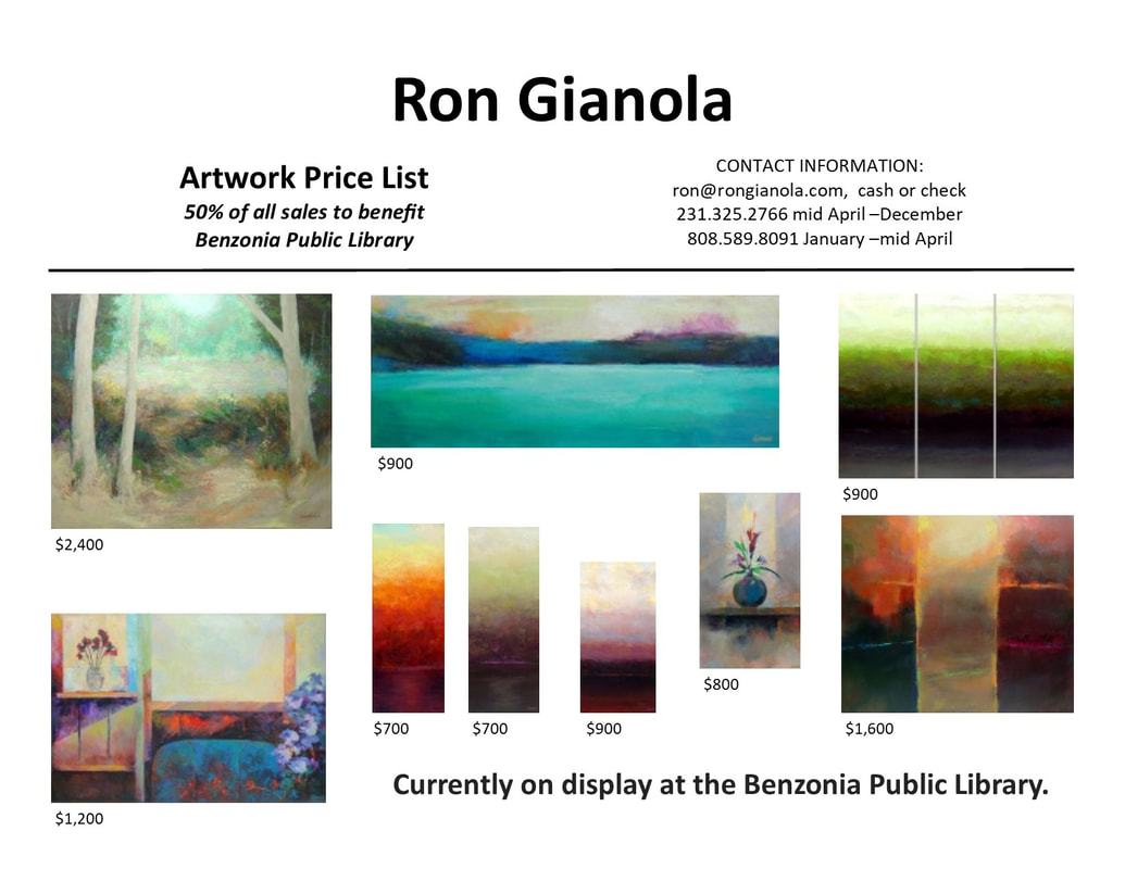 Art by Ron Gianola, Benzie County Artist
