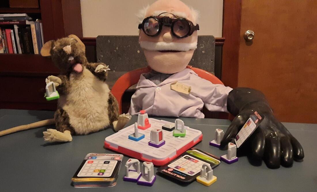 Boomer & Dr. Fizz, using logic and lasers for lots of fun!