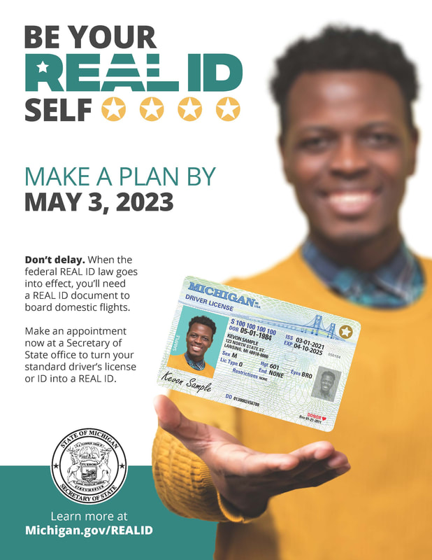 Michigan Real ID flyer